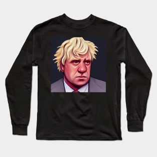 Boris Johnson | Comics Style Long Sleeve T-Shirt